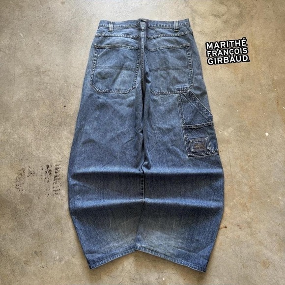 Marithé + François Girbaud Other - Baggy Carpenter Girbaud Wide Leg Denim Jeans Surf Summer Vintage Y2K  40x32